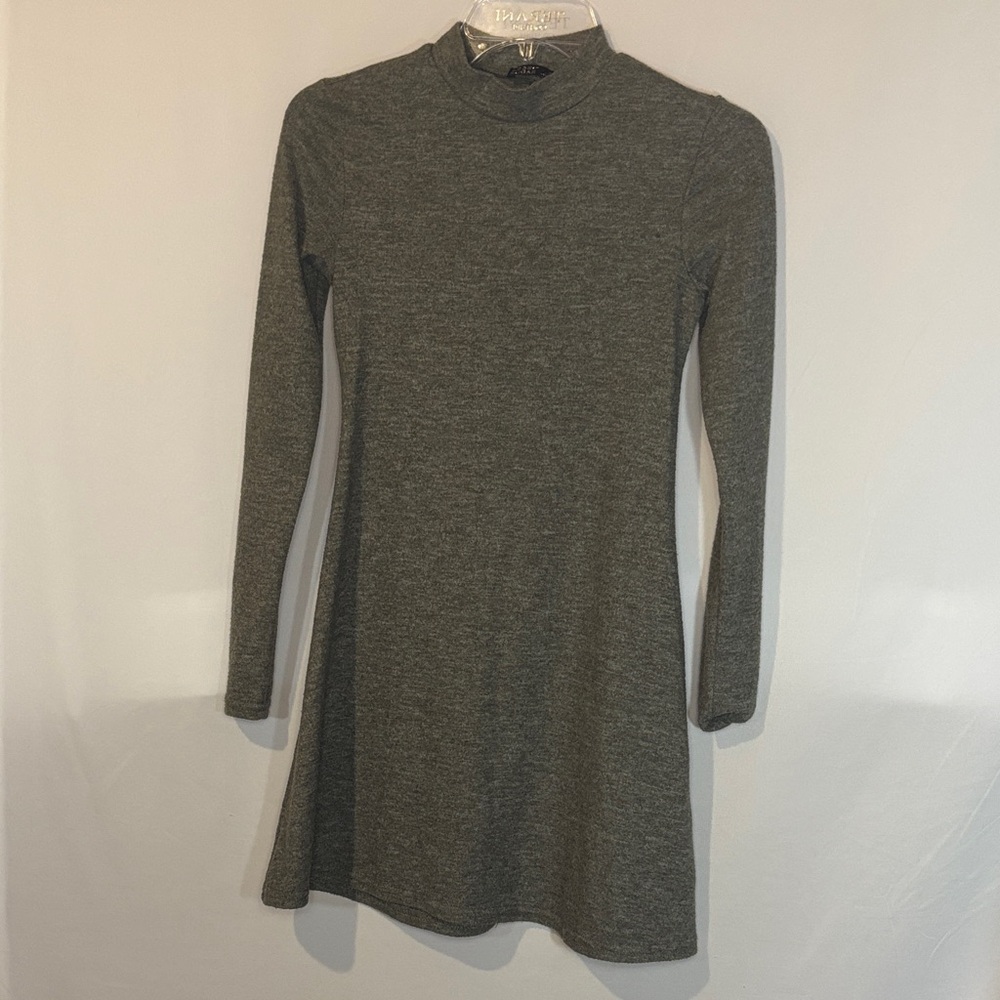 Rebel sugar Gray Long Sleeve Dress